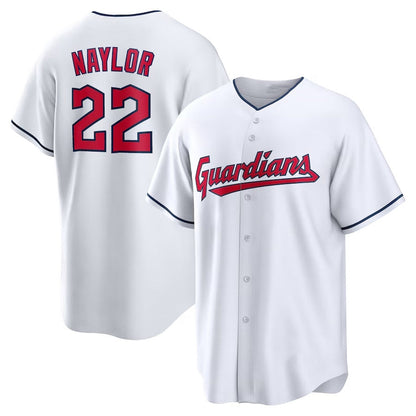 Cleveland Guardians #22 Josh Naylor Home Replica Jersey - White American Football Jerseys - Main View