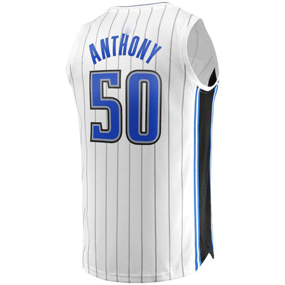 O.Magic #50 Cole Anthony Fanatics Branded 2022-23 Fast Break Replica Jersey White Association Edition Stitched American Basketball Jersey - Main View