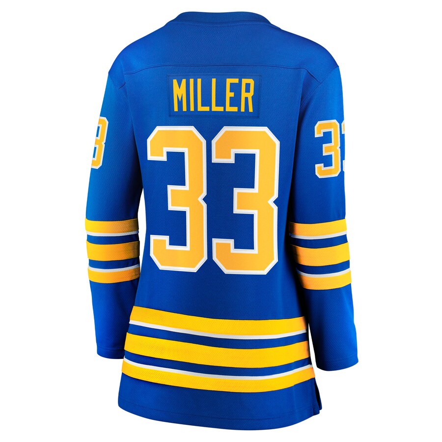 B.Sabres #33 Colin Miller Fanatics Branded Home Breakaway Player Jersey Royal Stitched American Hockey Jerseys - Main View