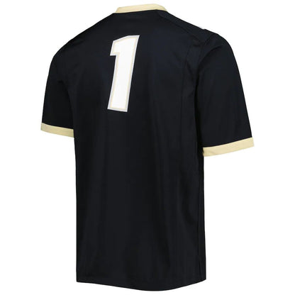 #1 C.Buffaloes Untouchable Replica Football Jersey Black Stitched American College Jerseys - Main View