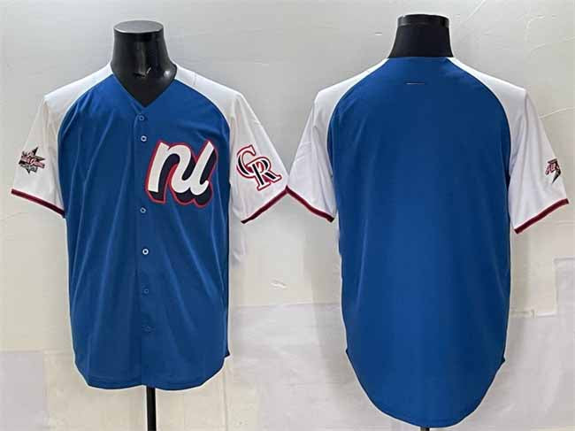 Colorado Rockies National League Blank Blue 2025 All-Star Edition Limited Stitched Baseball - Main View