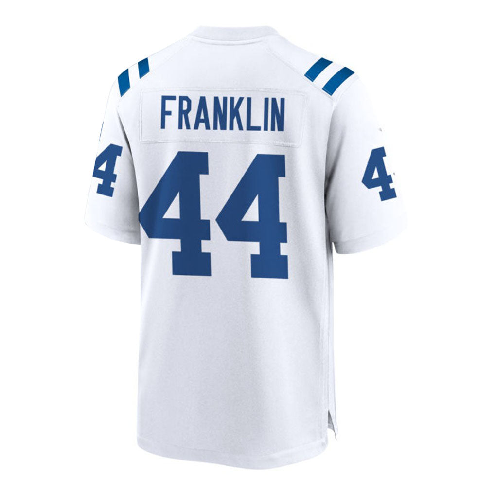 IN.Colts #44 Zaire Franklin White Alternate Game Stitched American Football Jerseys - Main View