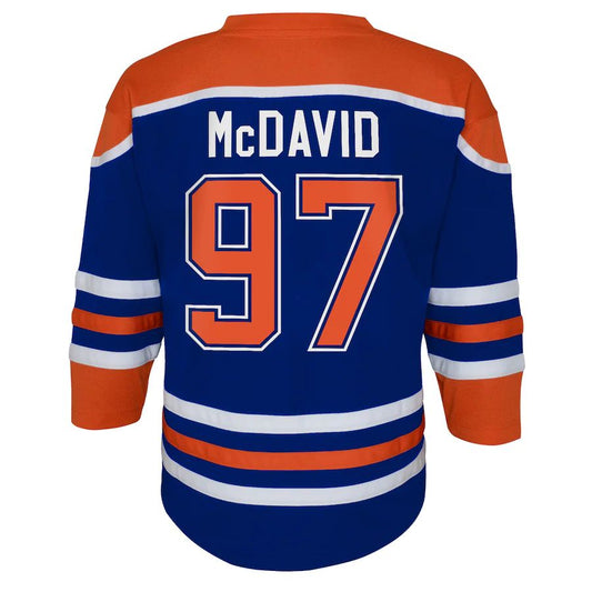 E.Oilers #97 Connor McDavid Infant Home Replica Player Jersey Stitched American Hockey Jerseys - Main View