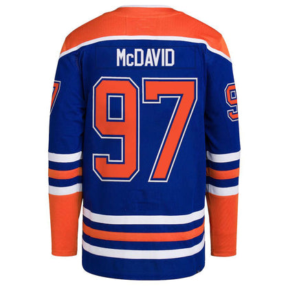 E.Oilers #97 Connor McDavid Home Primegreen Authentic Pro Player Jersey Royal Stitched American Hockey Jerseys - Main View