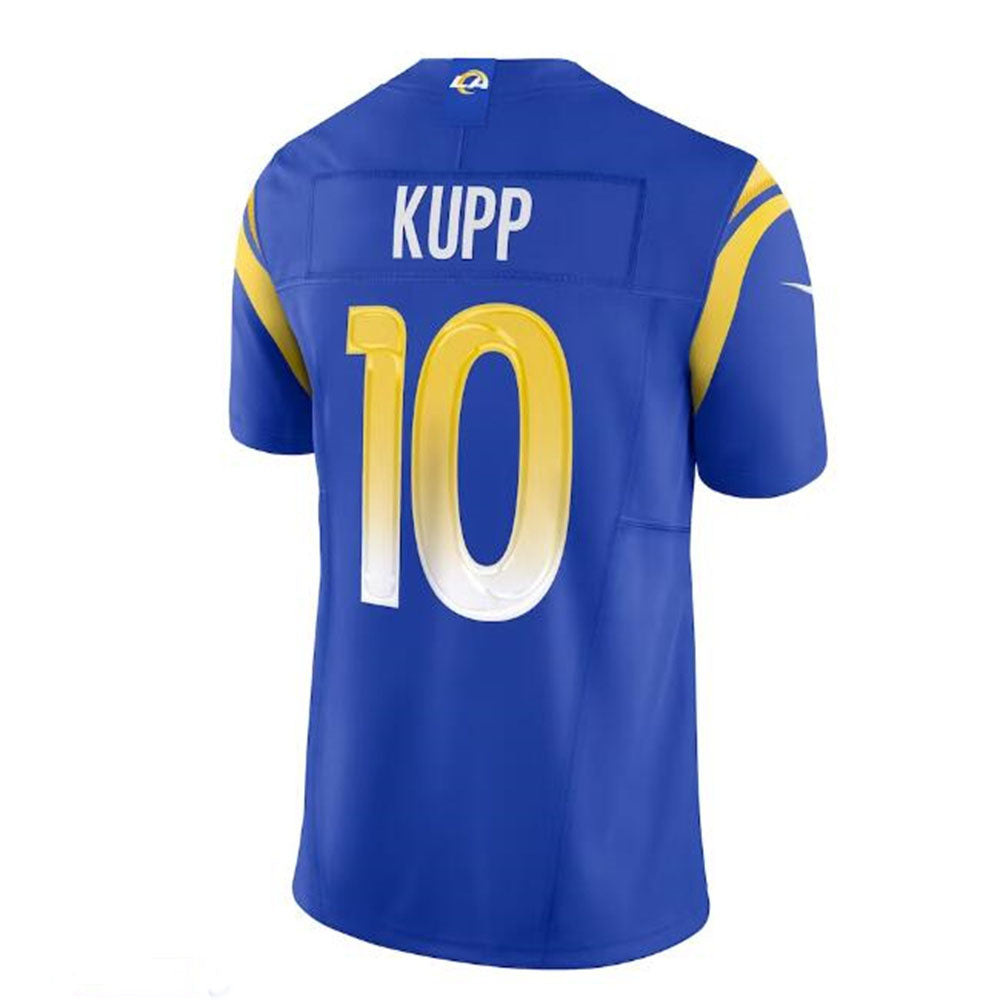 LA,Rams #10 Cooper Kupp Vapor F.U.S.E. Limited Jersey - Royal Stitched American Football Jersey - Main View