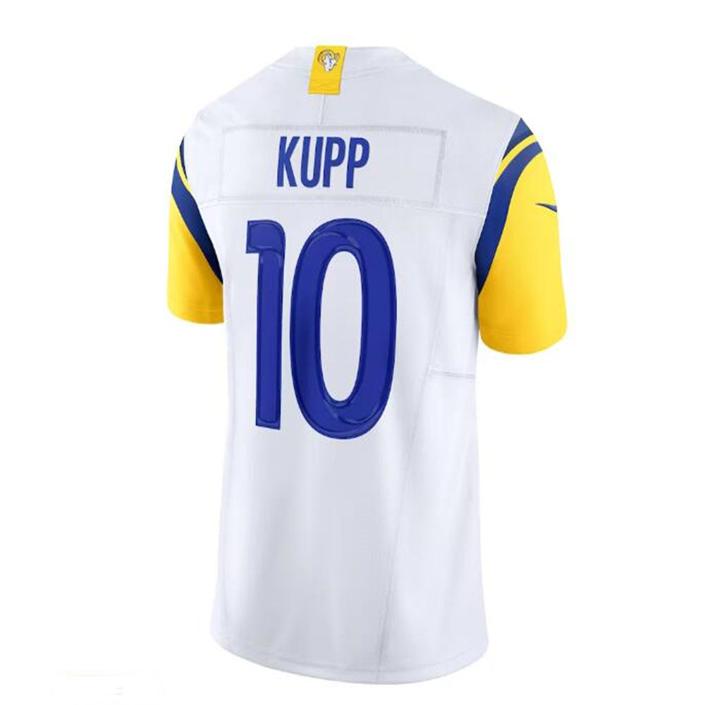 LA,Rams #10 Cooper Kupp Vapor F.U.S.E. Limited Jersey - White Stitched American Football Jersey - Main View