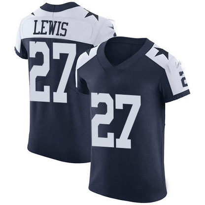 D.Cowboys #27 Jourdan Lewis Navy Blue Alternate Vapor Untouchable Elite Player Jersey Fashion Jersey American Jerseys - Main View