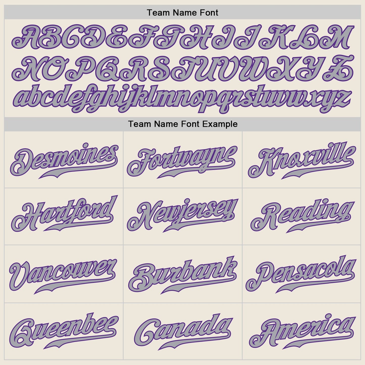 Custom Cream Purple-Gray Authentic Baseball Jersey view 6