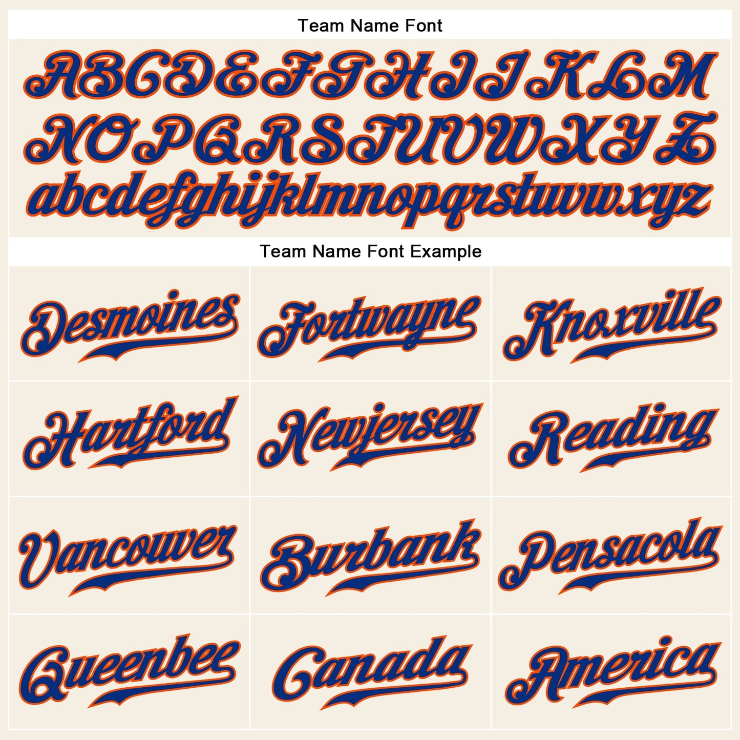 Custom Cream Royal-Orange Authentic Sleeveless Baseball Jersey view 3