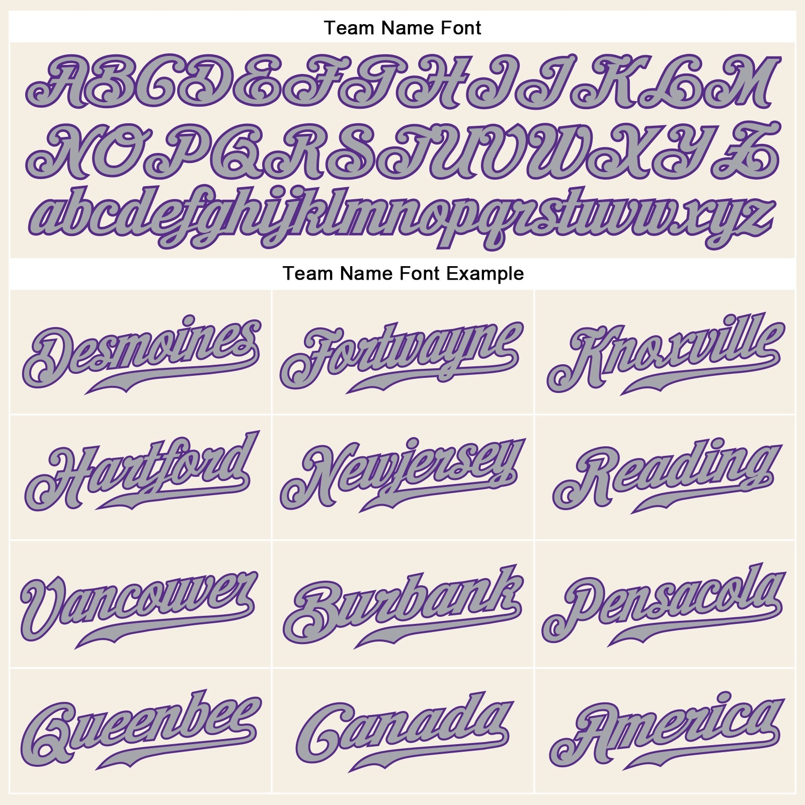 Custom Cream Purple-Gray Authentic Sleeveless Baseball Jersey view 3