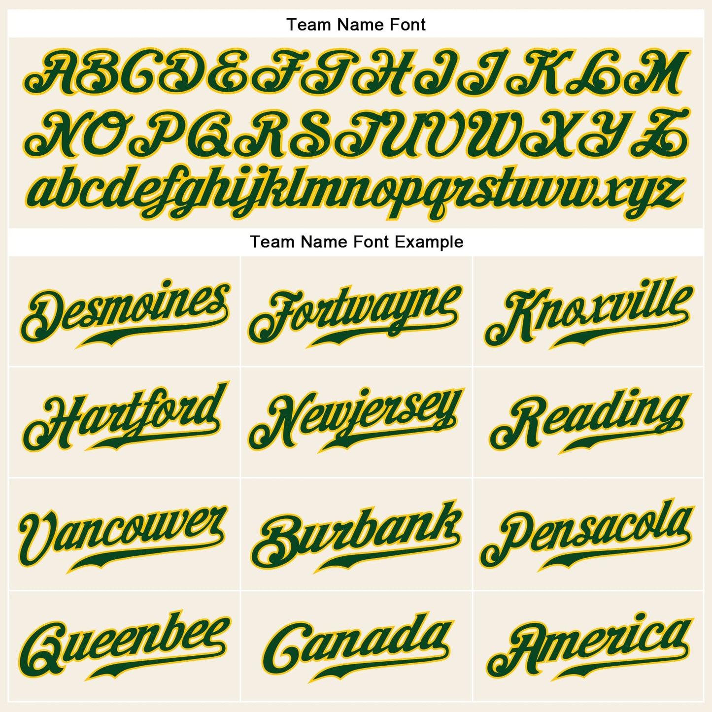Custom Cream Green-Gold Authentic Sleeveless Baseball Jersey view 3