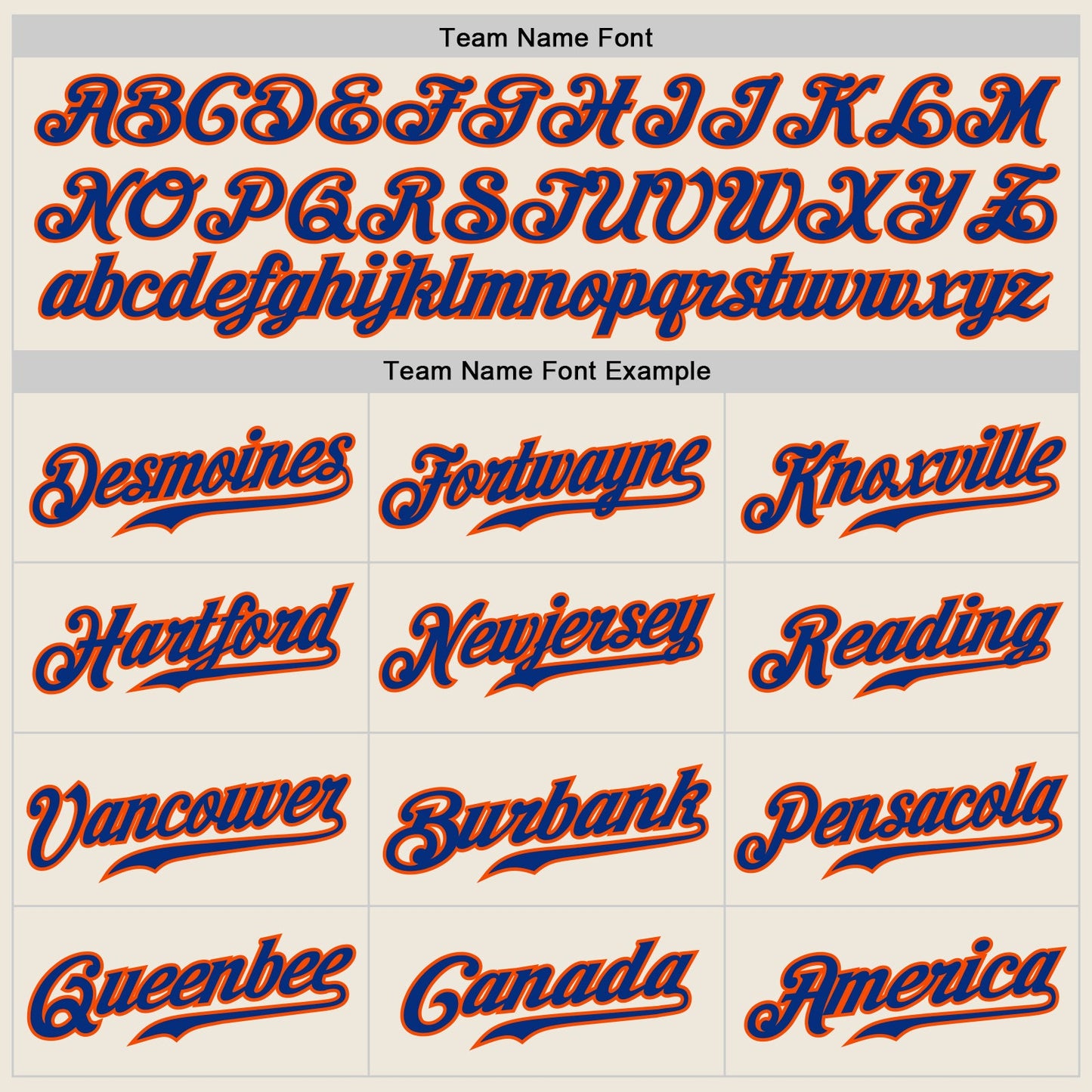 Custom Cream Royal Pinstripe Royal-Orange Authentic Baseball Jersey view 6