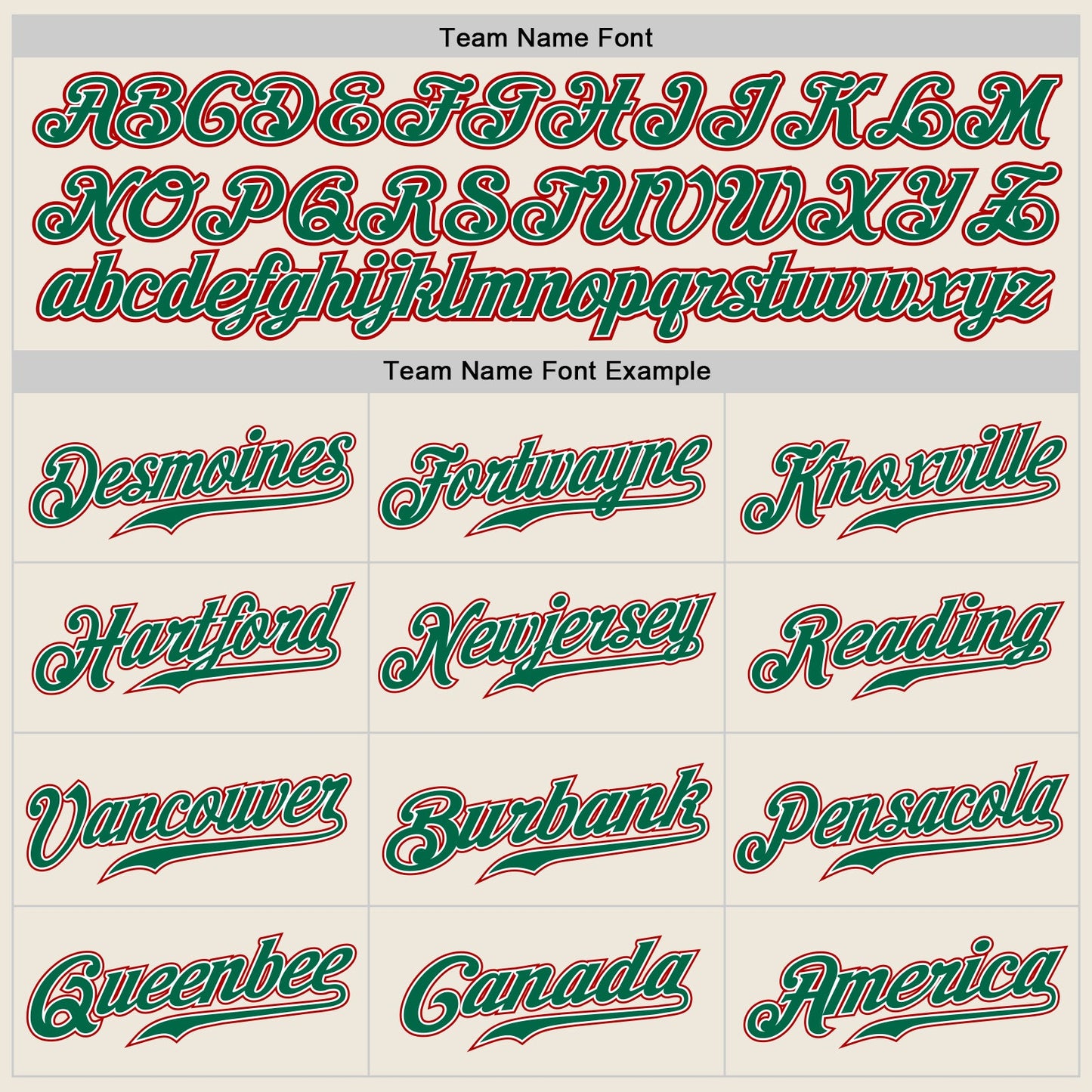 Custom Cream Kelly Green-Red Authentic Baseball Jersey view 4