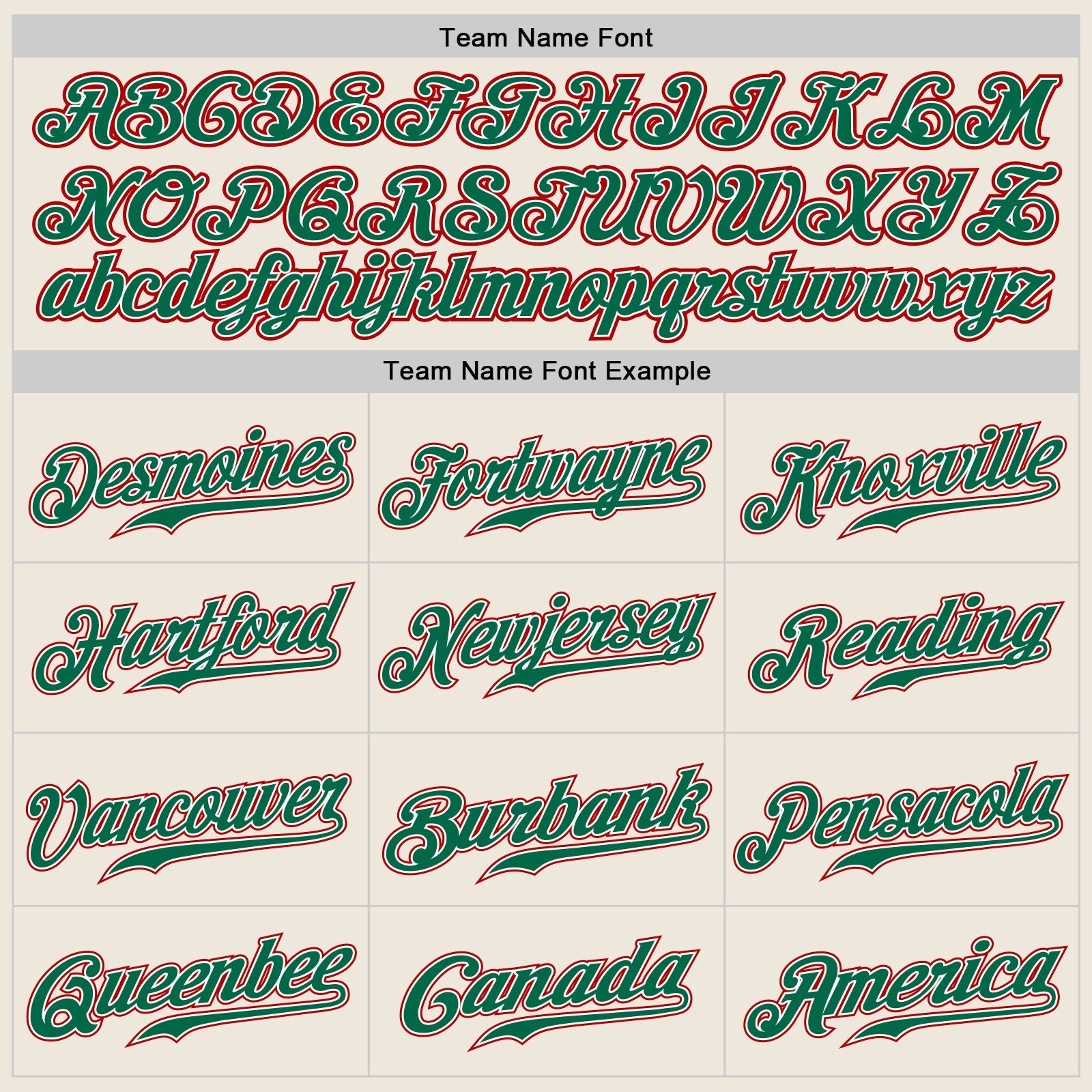 Custom Cream Kelly Green-Red Authentic Baseball Jersey view 4