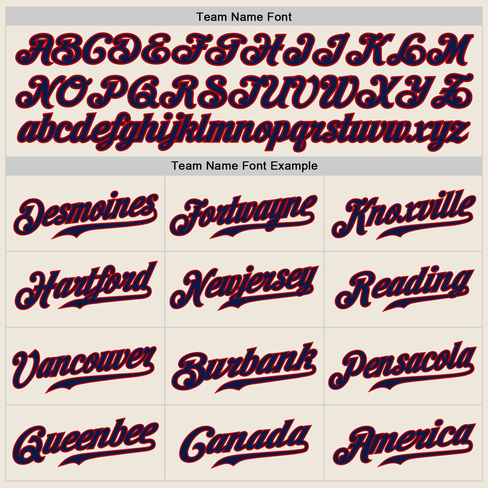 Custom Cream Navy-Red Authentic Baseball Jersey view 4