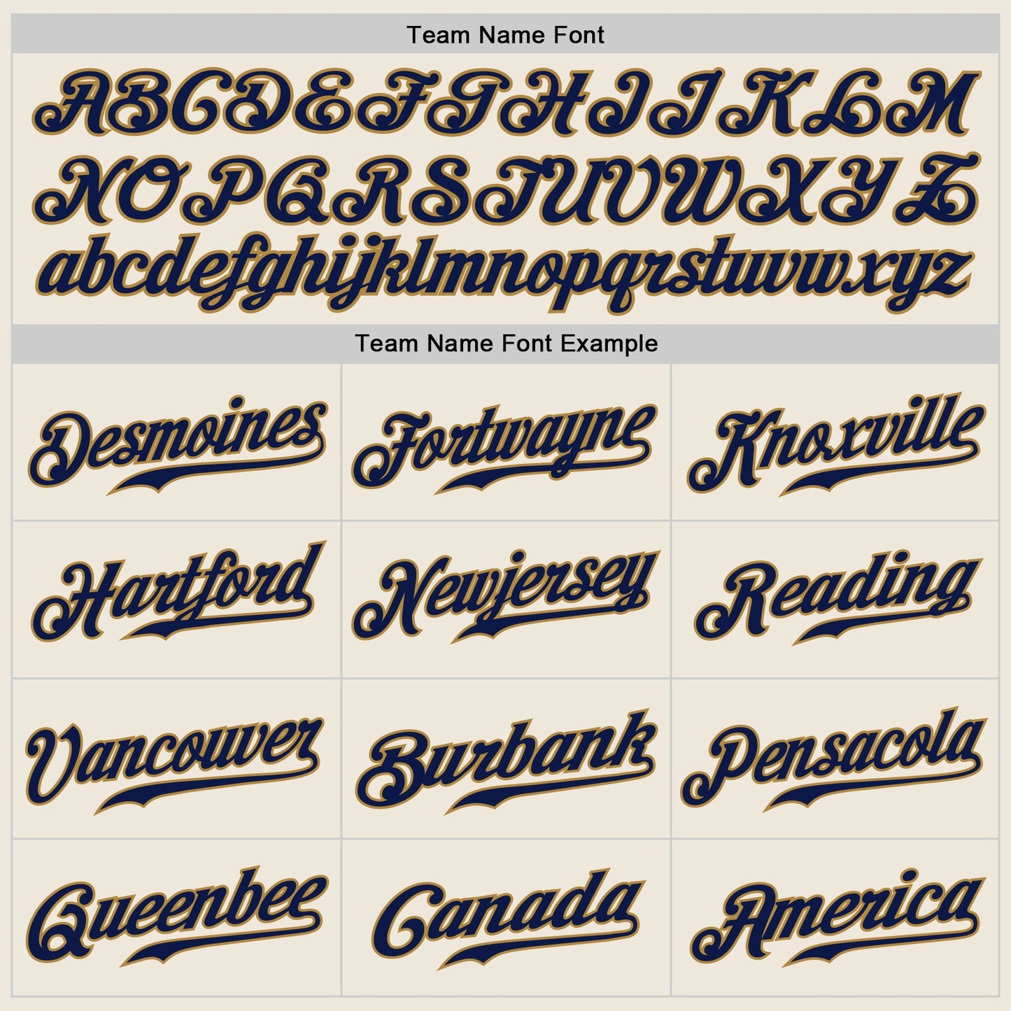 Custom Cream Navy-Old Gold Authentic Baseball Jersey view 4