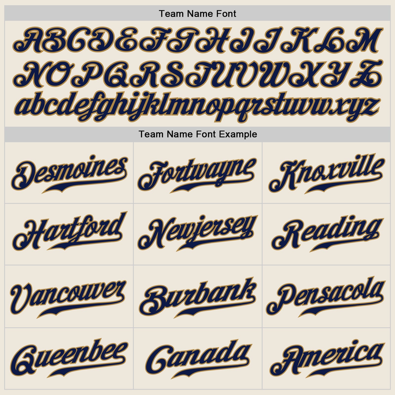Custom Cream Navy-Old Gold Authentic Baseball Jersey view 4