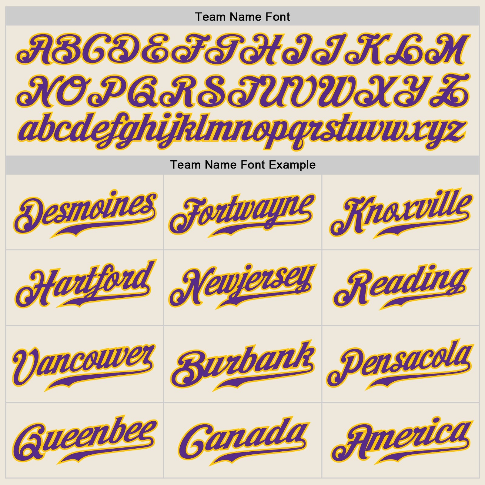 Custom Cream Purple Pinstripe Purple-Gold Authentic Baseball Jersey view 4