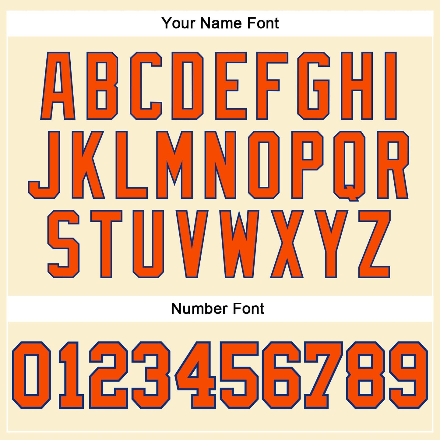 Custom Cream Orange-Royal Authentic Throwback Basketball Jersey view 4