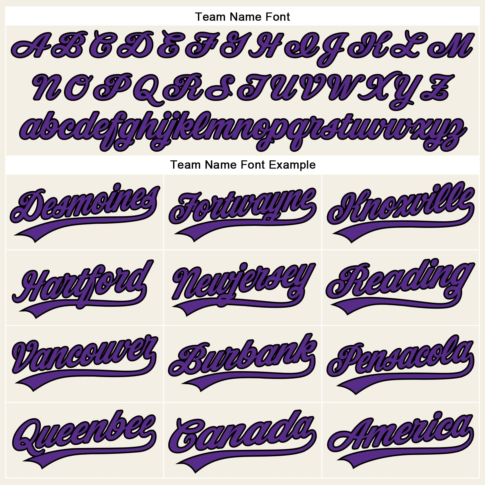Custom Cream Purple Pinstripe Black Authentic Baseball Jersey view 4