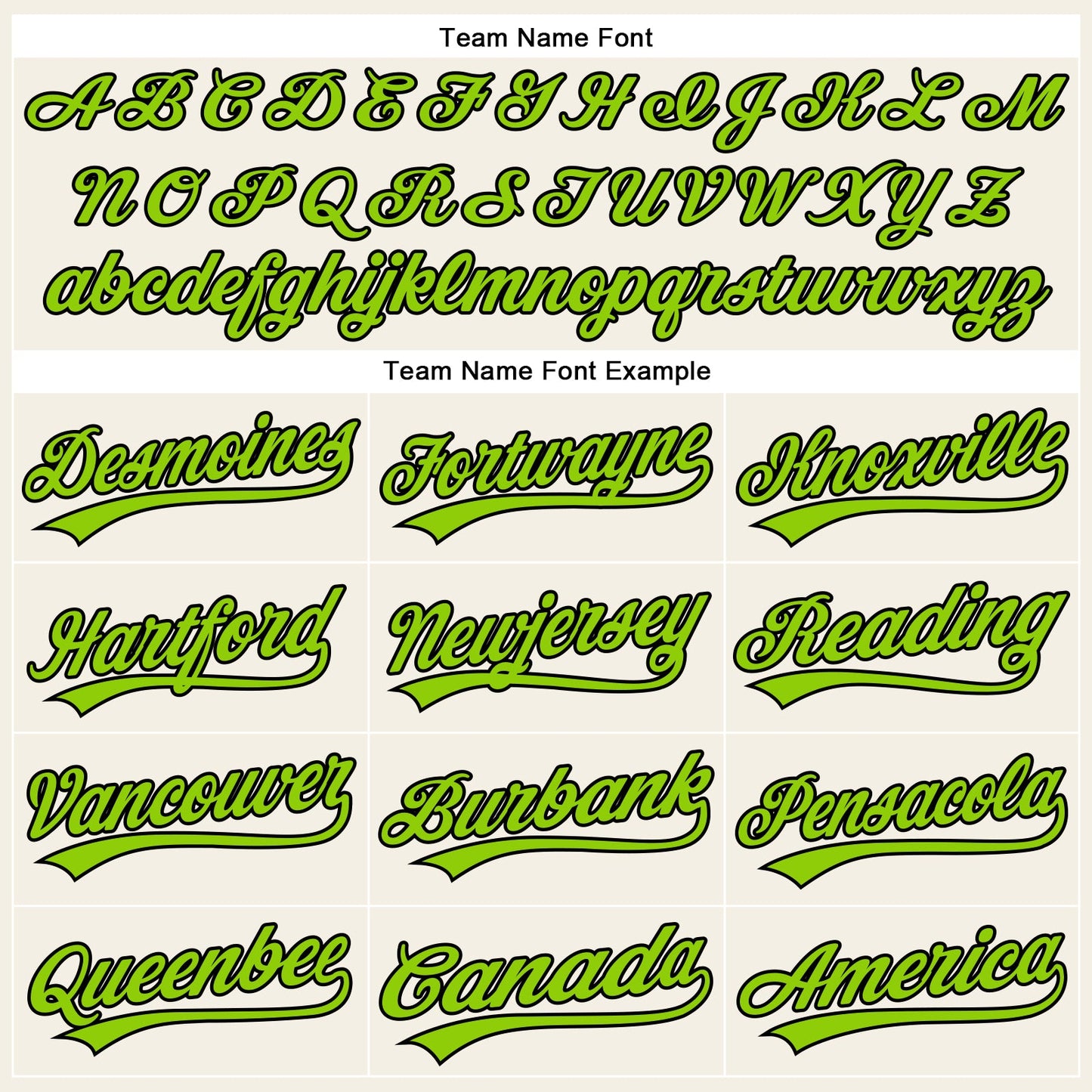 Custom Cream Black Pinstripe Neon Green Authentic Baseball Jersey view 4