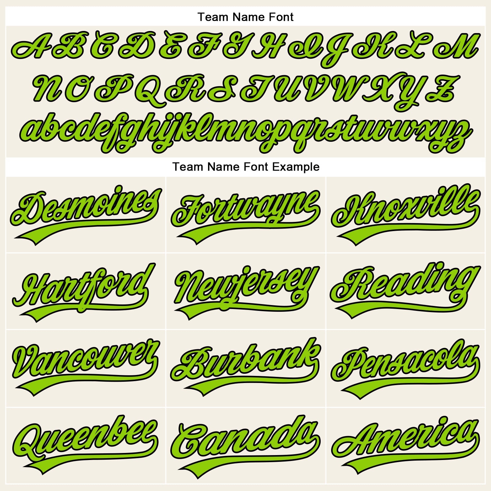 Custom Cream Black Pinstripe Neon Green Authentic Baseball Jersey view 4