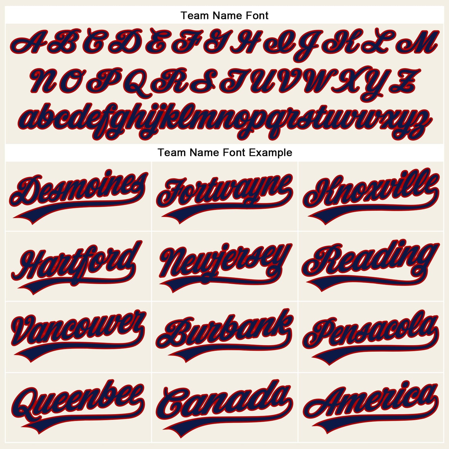 Custom Cream Navy Pinstripe Red Authentic Baseball Jersey view 4