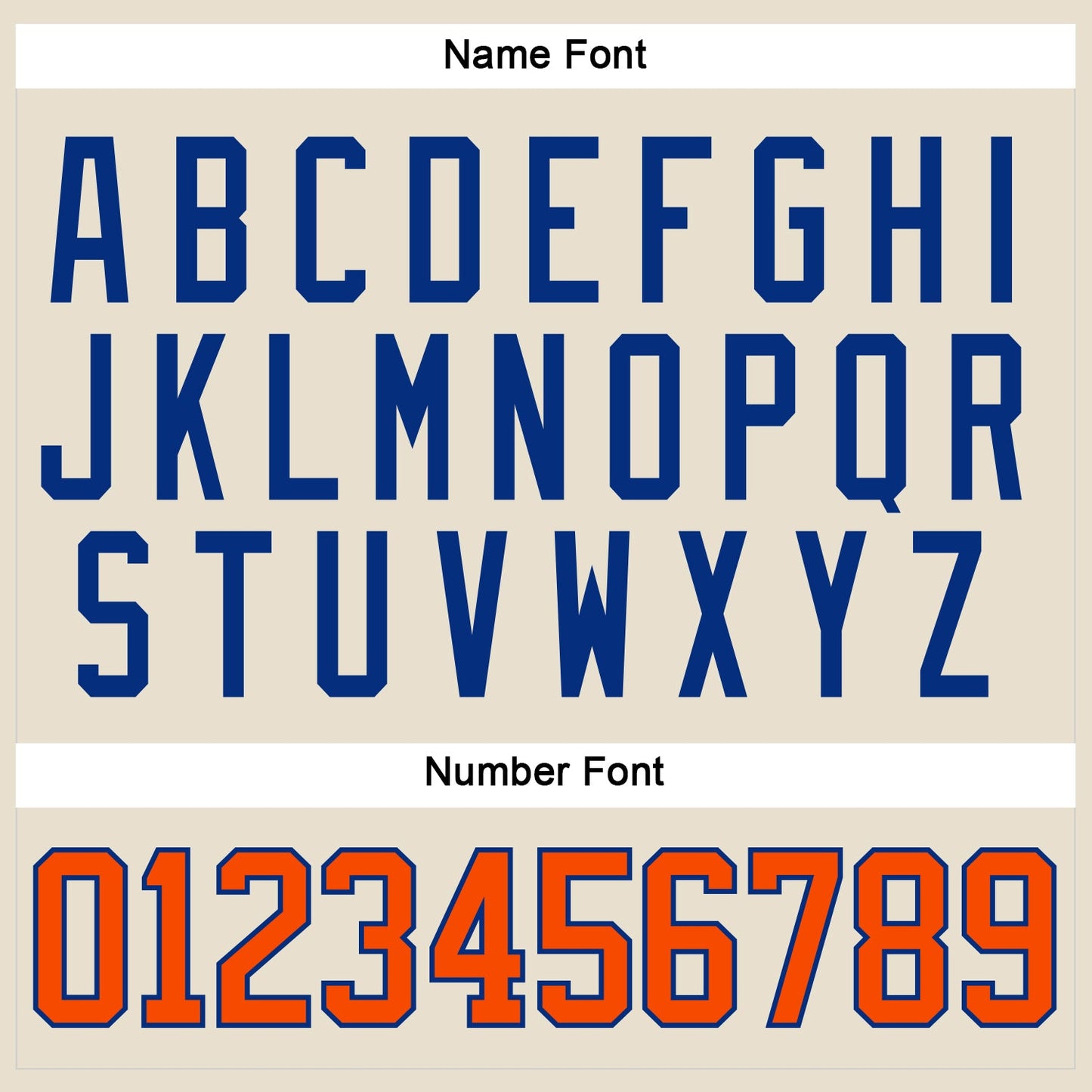 Custom Cream Orange-Royal Hockey Lace Neck Jersey view 5