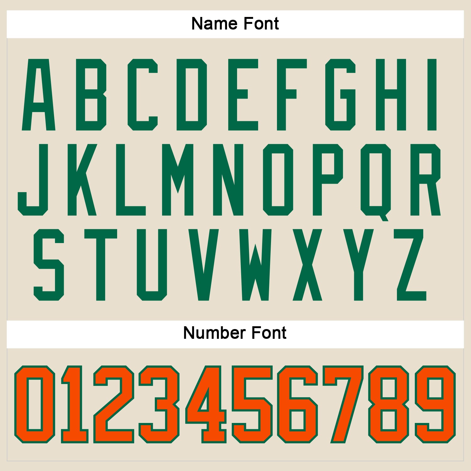 Custom Cream Orange-Kelly Green Hockey Lace Neck Jersey view 6