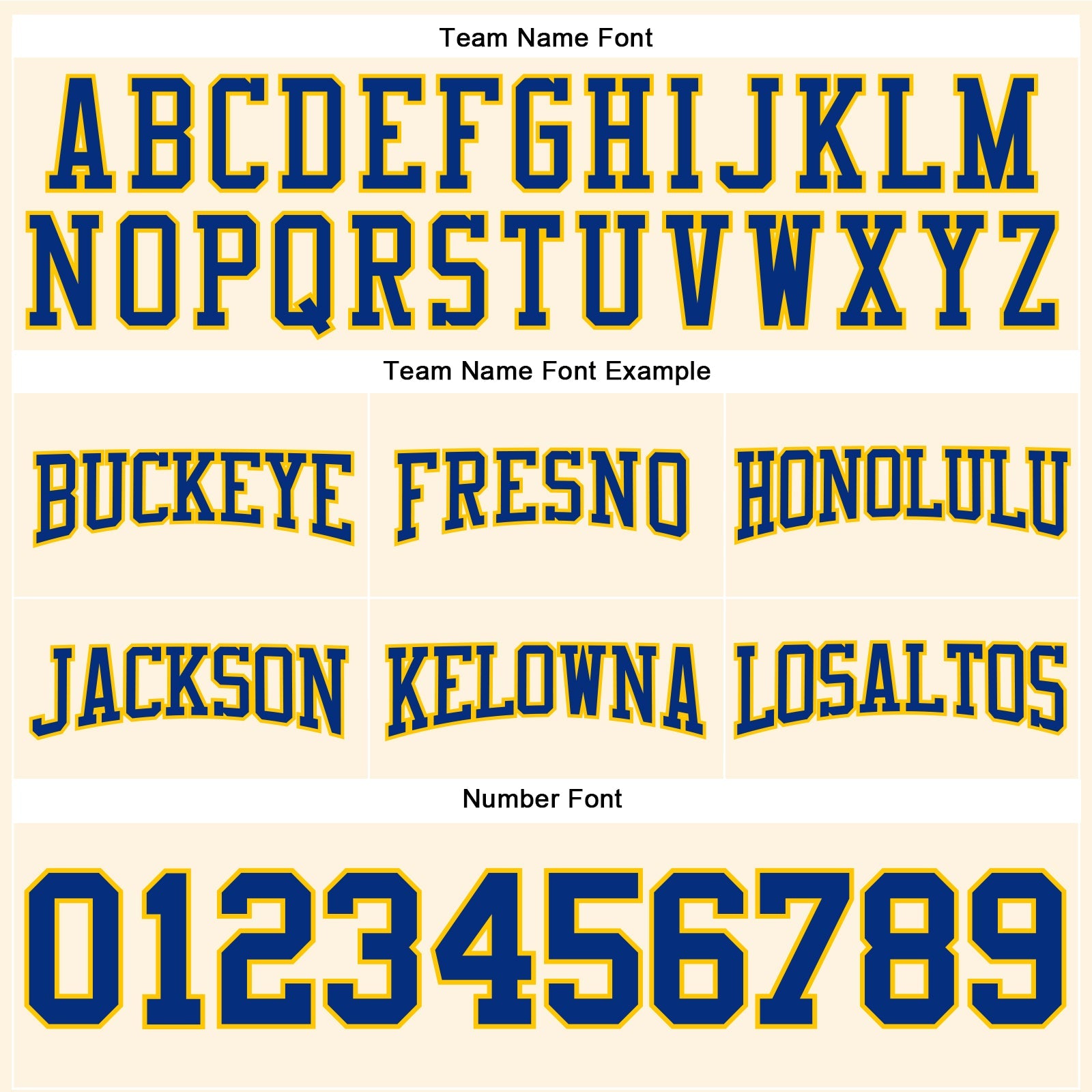 Custom Stitched Cream Royal-Yellow Football Pullover Sweatshirt Hoodie view 3