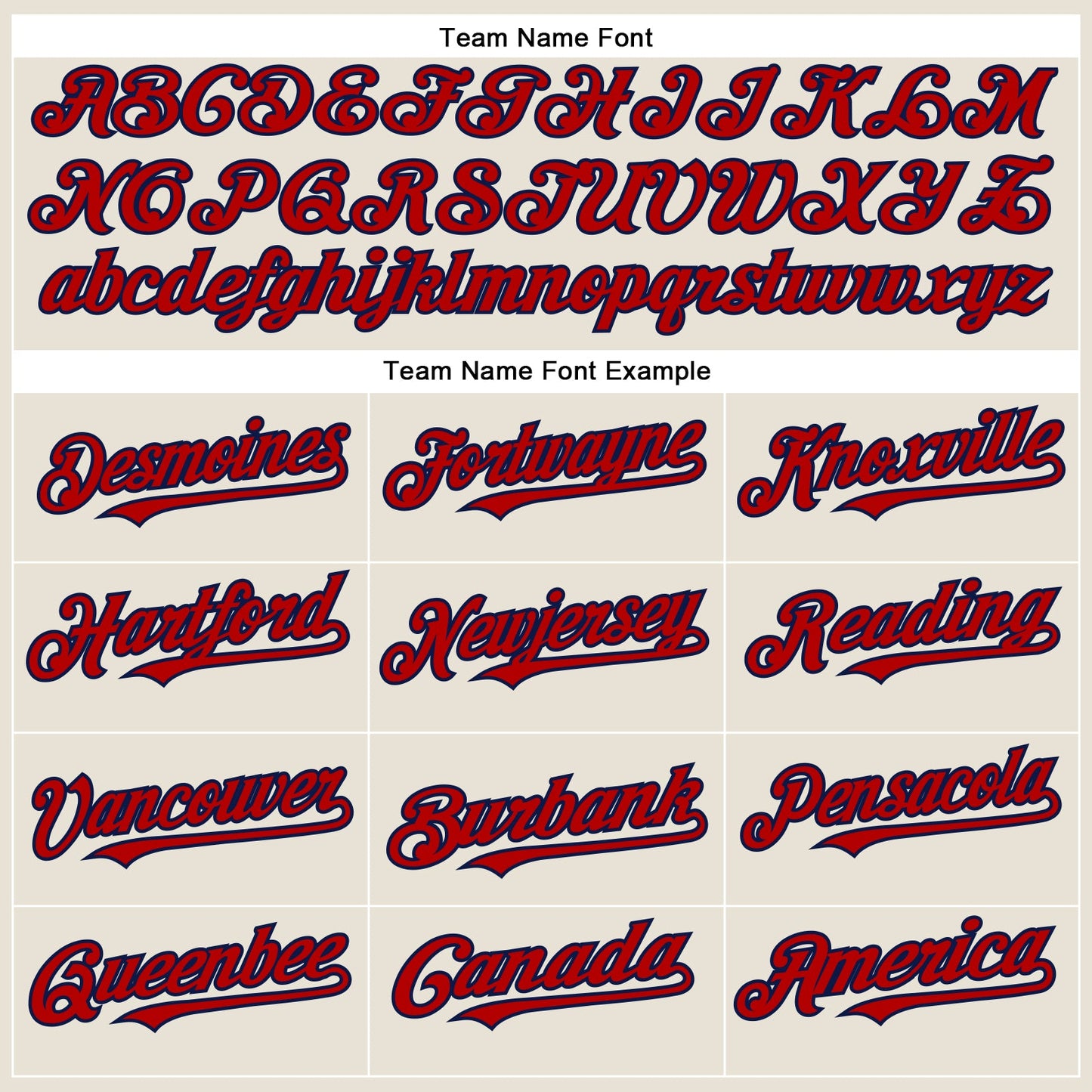 Custom Cream Red-Navy Authentic Baseball Jersey view 4