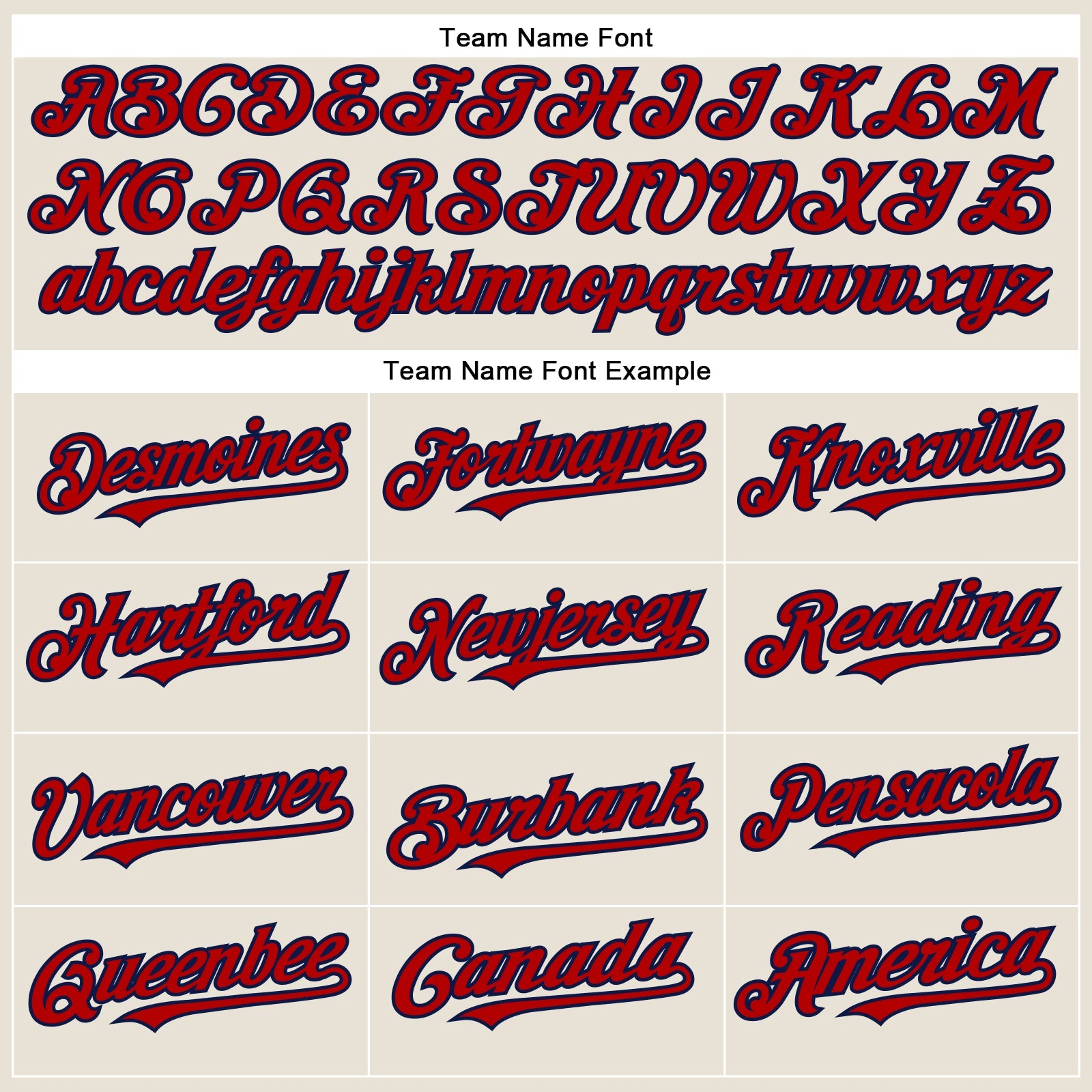 Custom Cream Red-Navy Authentic Baseball Jersey view 4