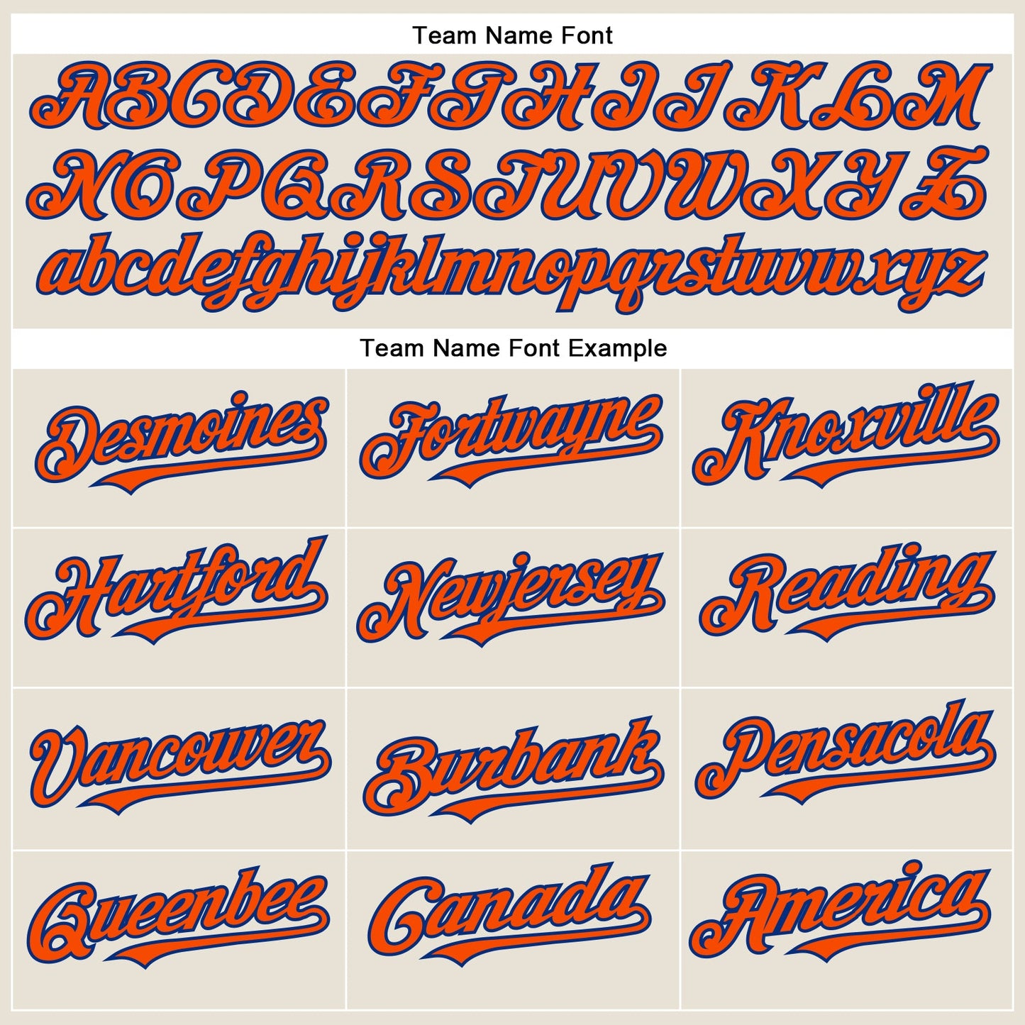 Custom Cream Orange-Royal Authentic Baseball Jersey view 4