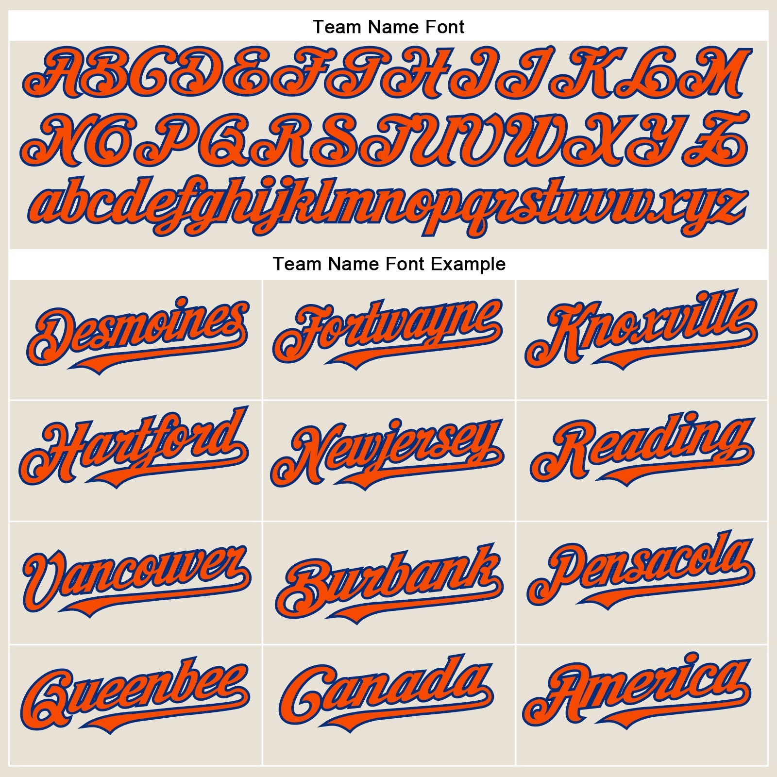 Custom Cream Orange-Royal Authentic Baseball Jersey view 4