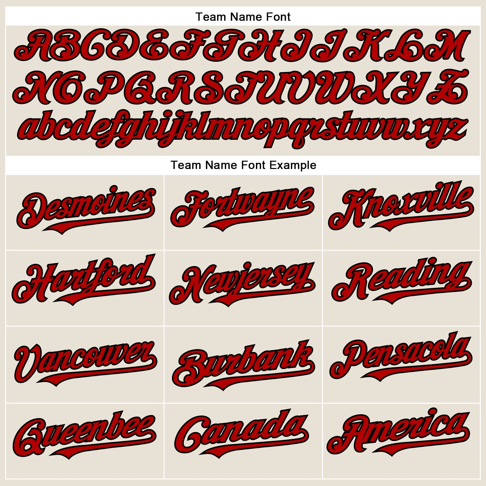 Custom Cream Red-Black Authentic Baseball Jersey view 4