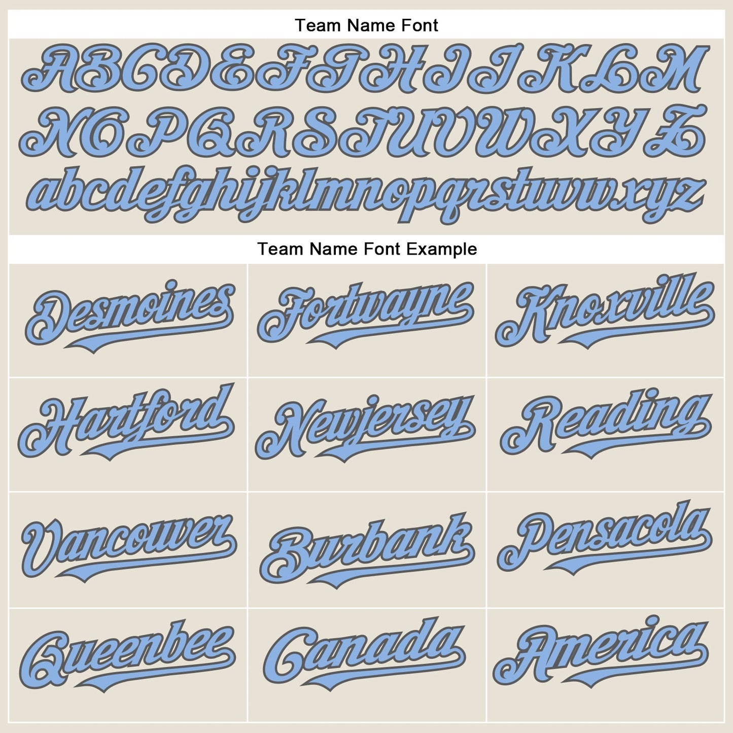 Custom Cream Light Blue-Steel Gray Authentic Baseball Jersey view 4