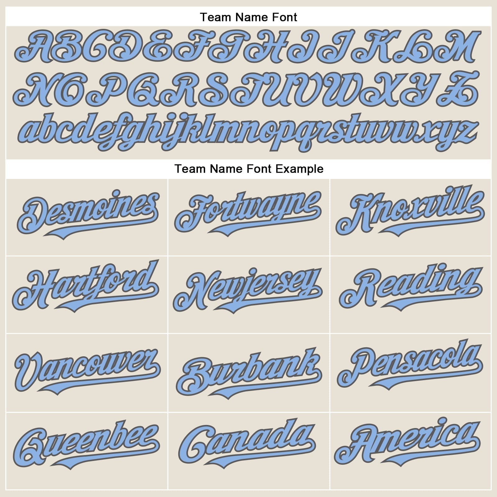Custom Cream Light Blue-Steel Gray Authentic Baseball Jersey view 4