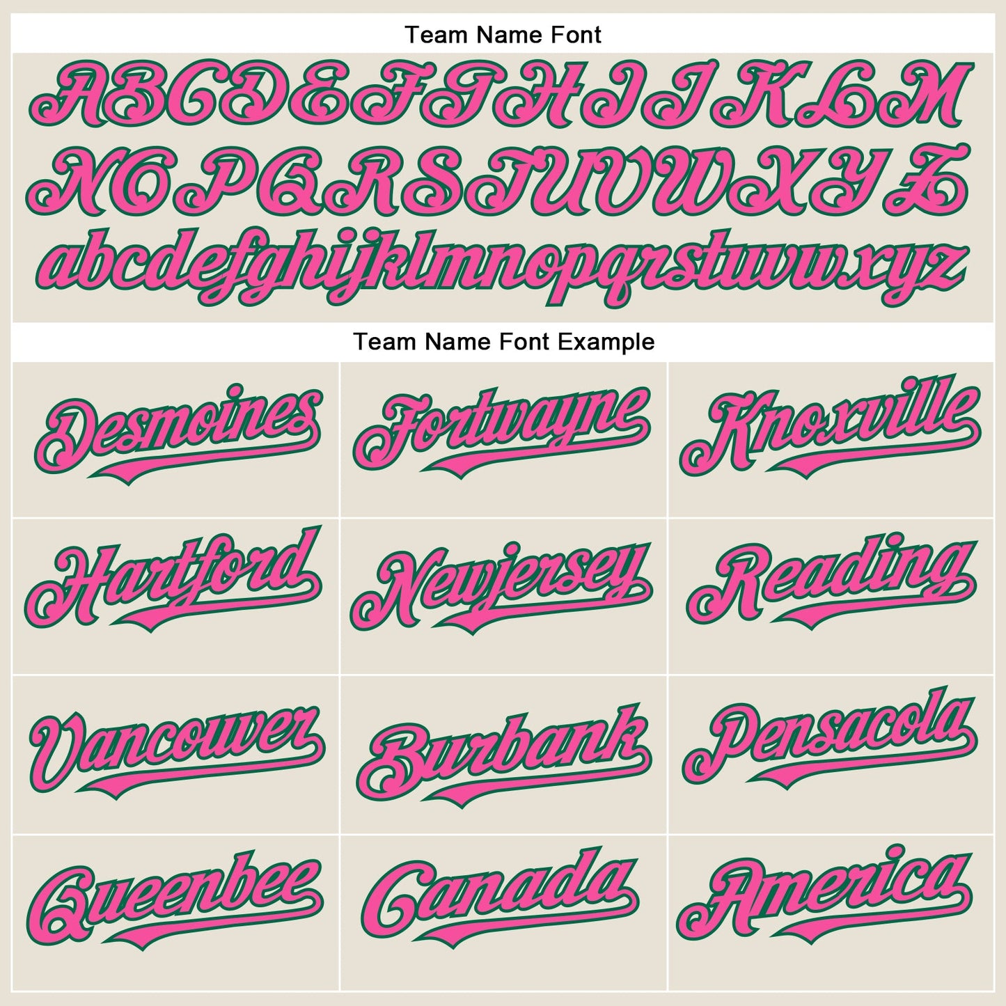Custom Cream Pink-Kelly Green Authentic Baseball Jersey view 4