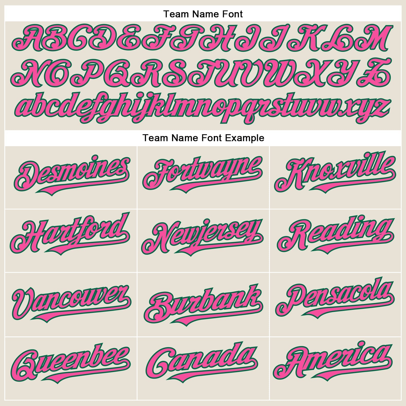 Custom Cream Pink-Kelly Green Authentic Baseball Jersey view 4
