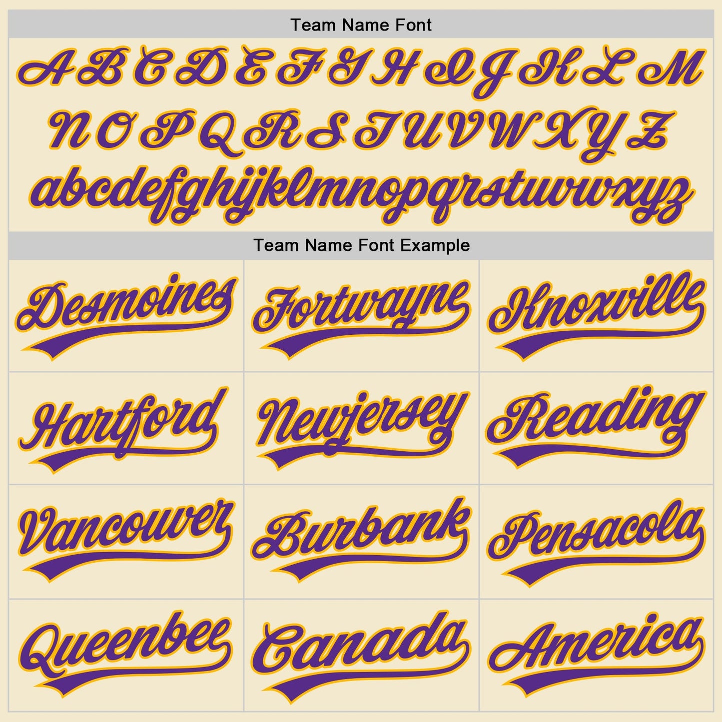 Custom Cream Purple-Gold Authentic Throwback Baseball Jersey view 4