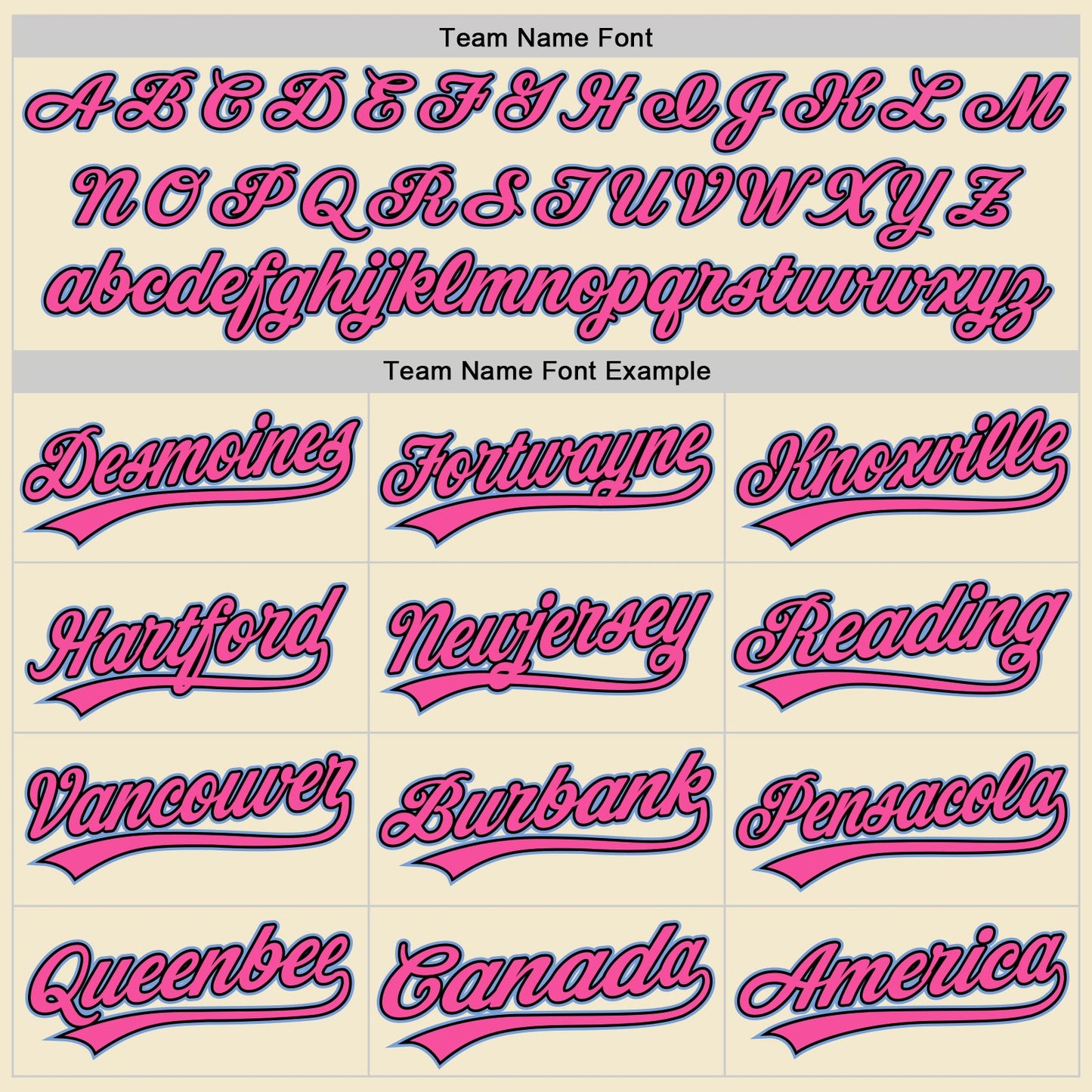 Custom Cream Pink Black-Light Blue Authentic Throwback Baseball Jersey view 4