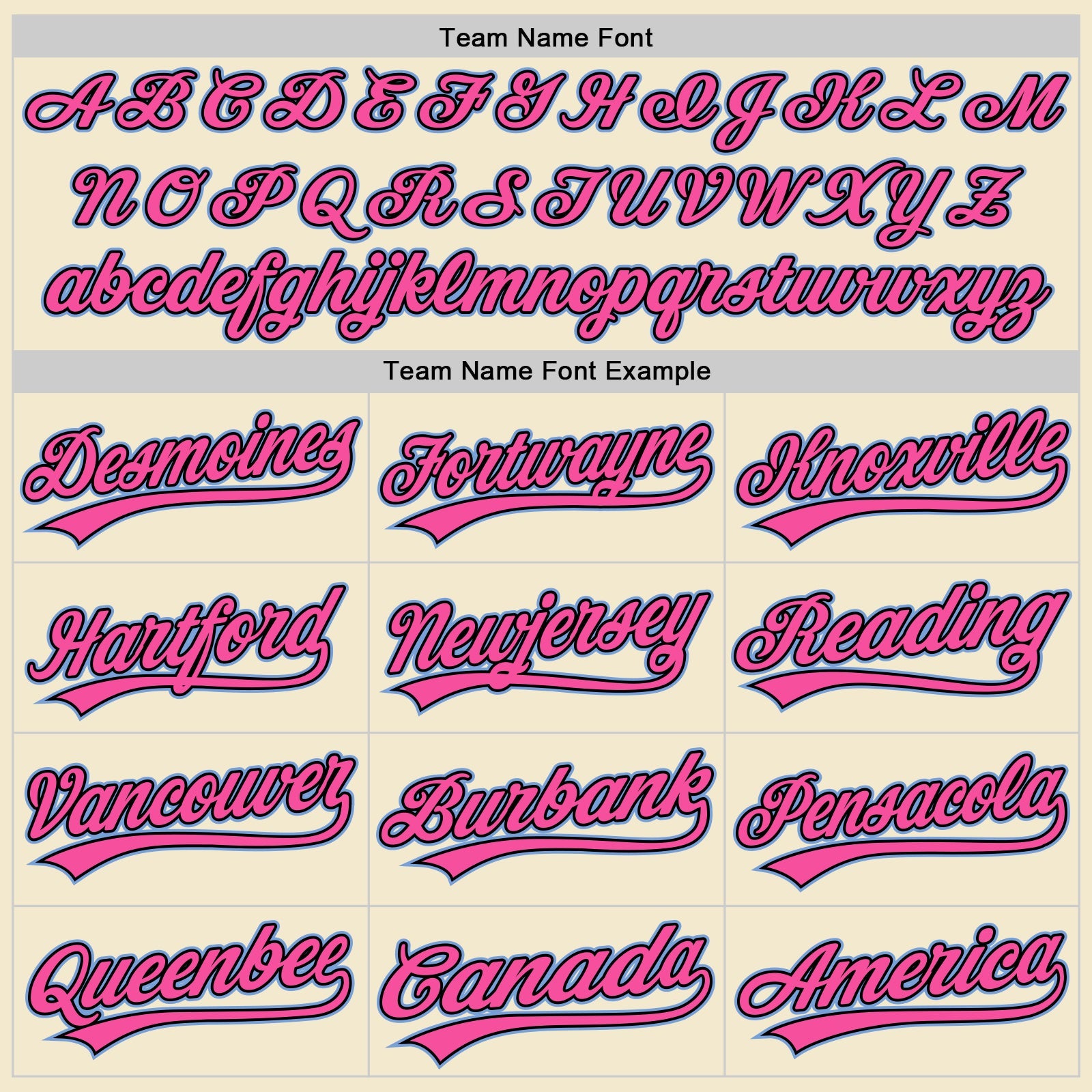 Custom Cream Pink Black-Light Blue Authentic Throwback Baseball Jersey view 4