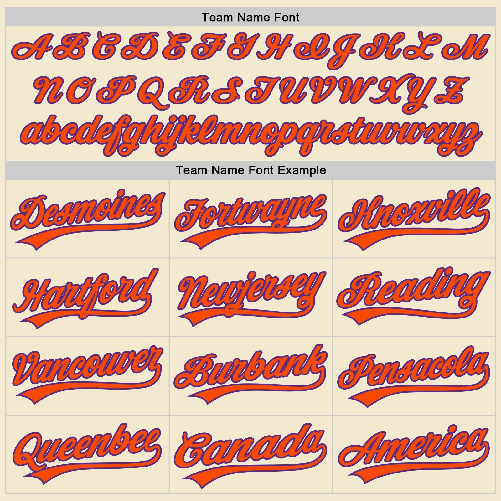 Custom Cream Purple-Orange Authentic Throwback Baseball Jersey view 4