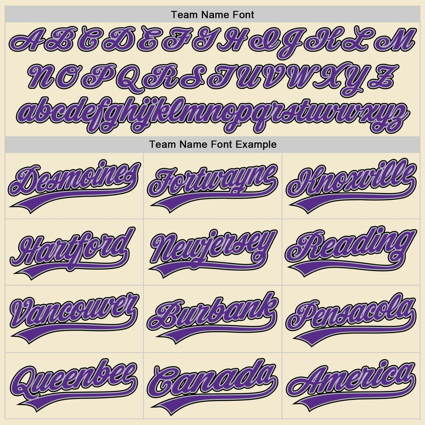 Custom Cream Purple Gray-Black Authentic Throwback Baseball Jersey view 4