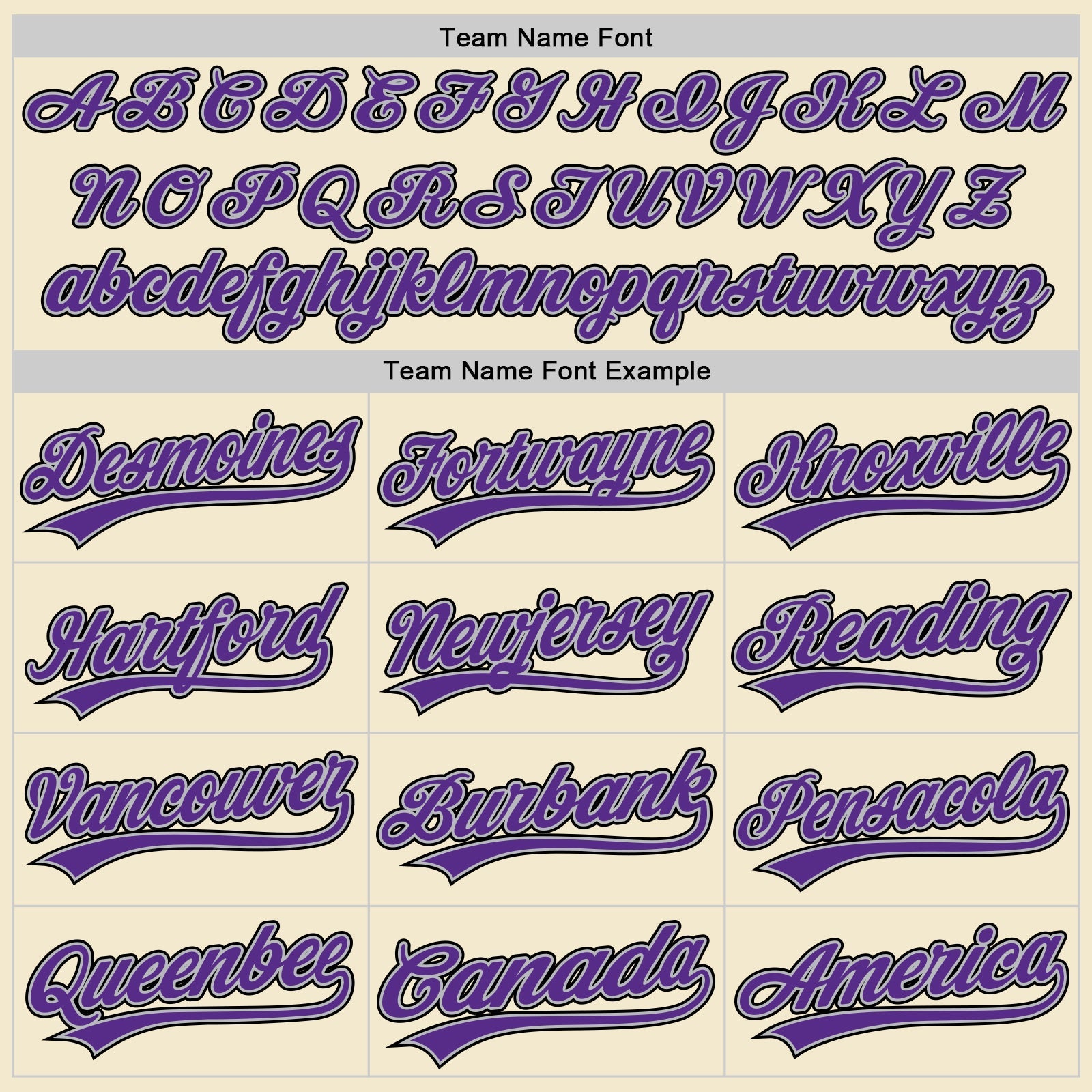 Custom Cream Purple Gray-Black Authentic Throwback Baseball Jersey view 4