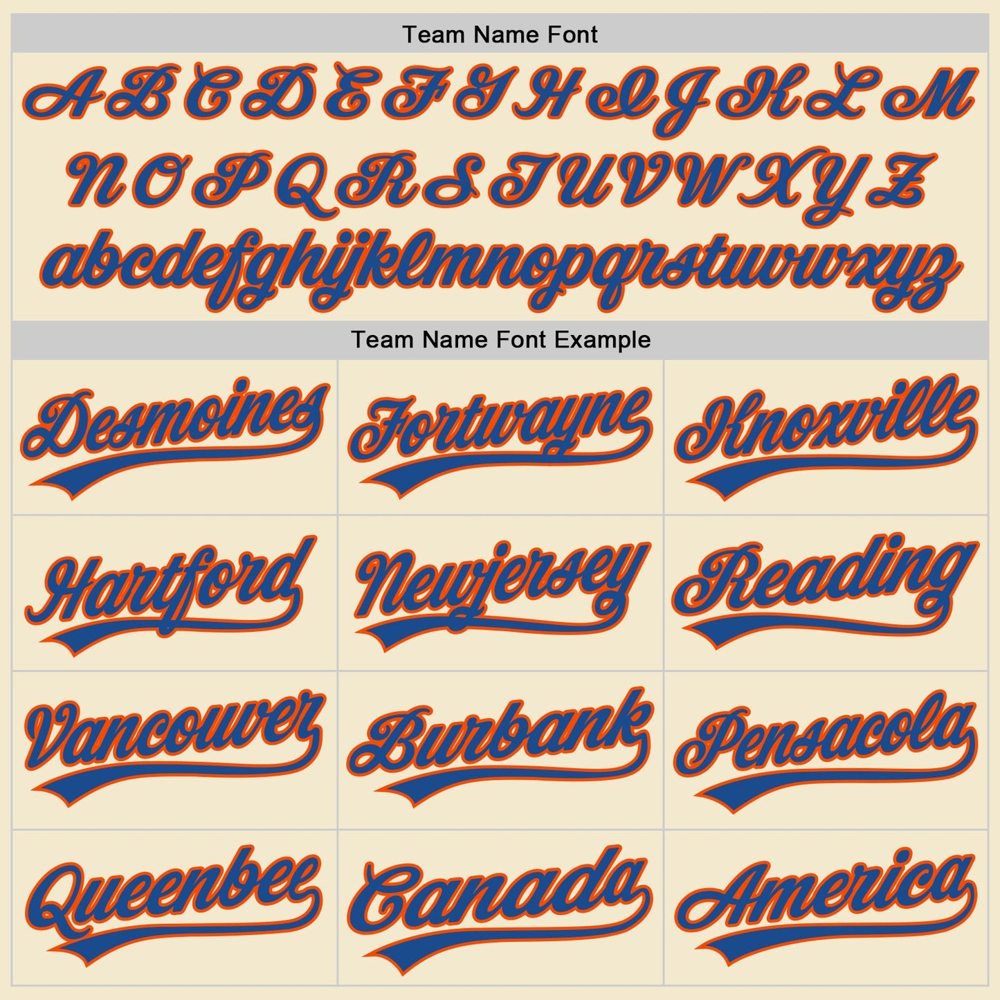 Custom Cream Blue-Orange Authentic Throwback Baseball Jersey view 4