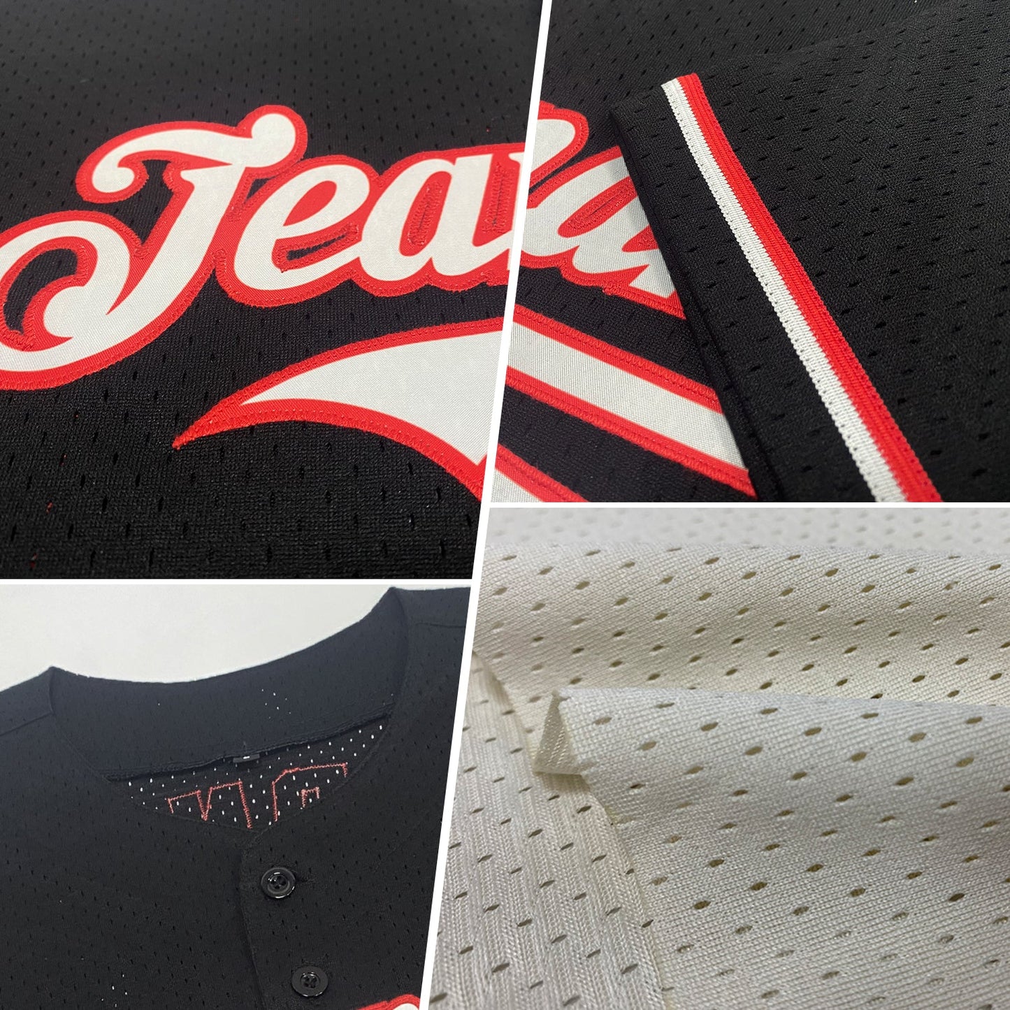 Custom Cream Orange-Royal Mesh Authentic Throwback Baseball Jersey view 2