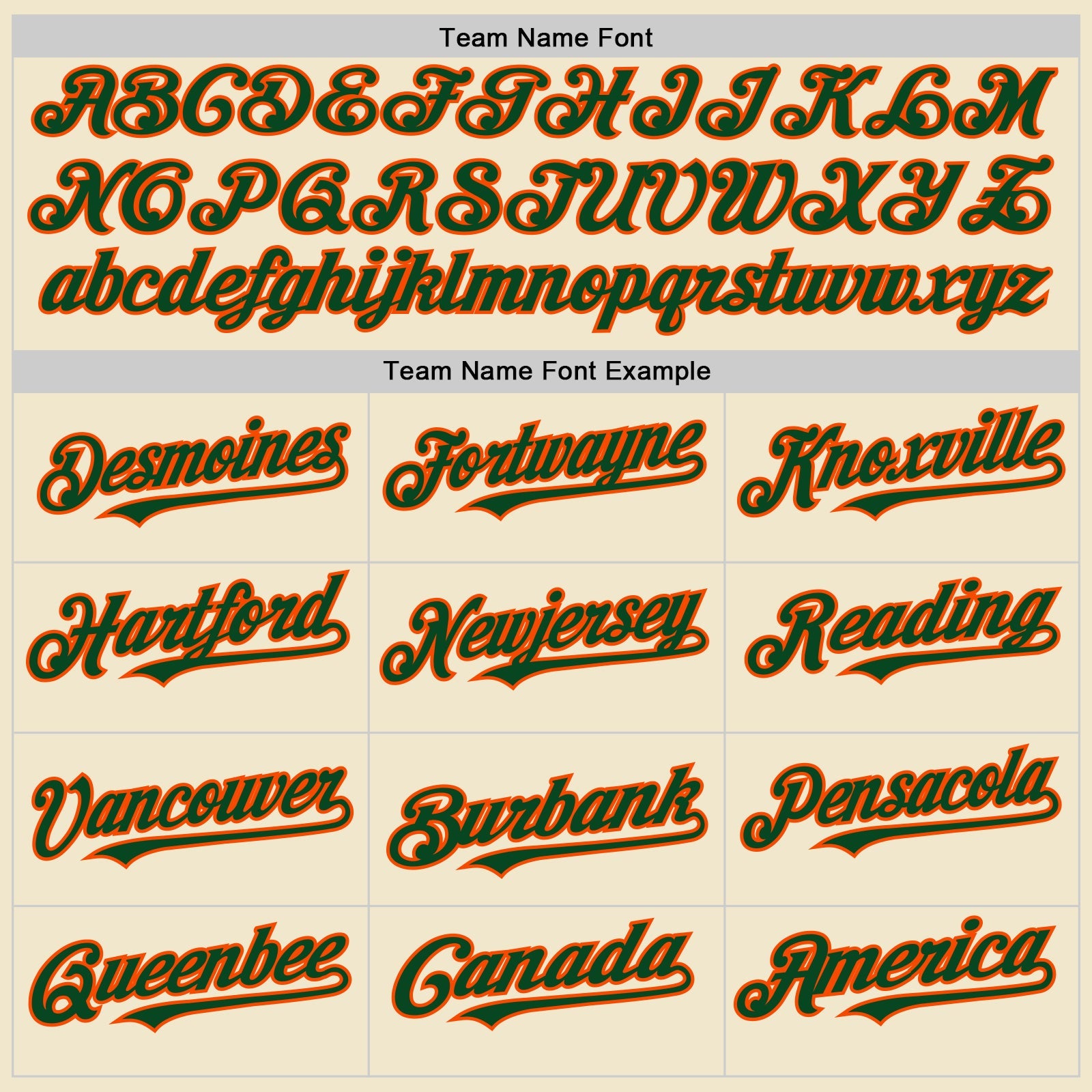 Custom Cream Green-Orange Mesh Authentic Throwback Baseball Jersey view 4