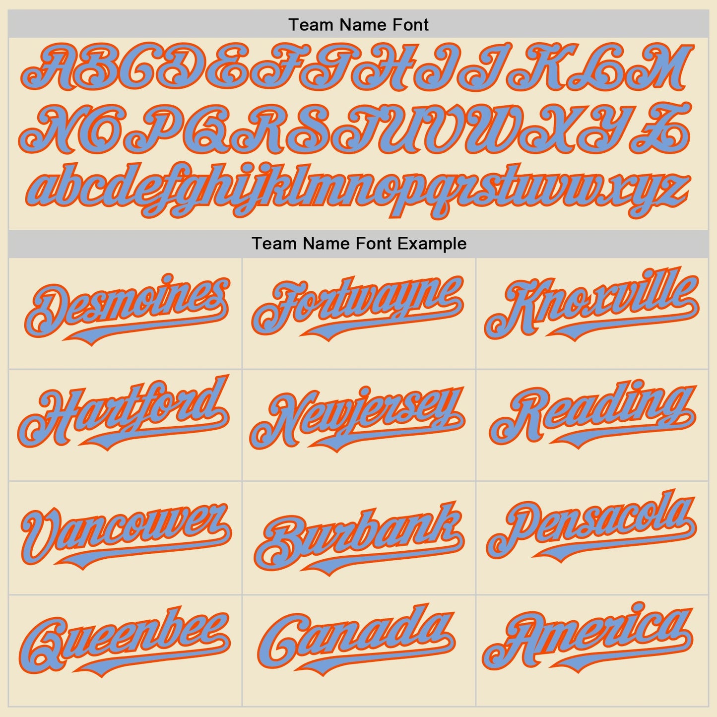 Custom Cream Powder Blue-Orange Mesh Authentic Throwback Baseball Jersey view 4