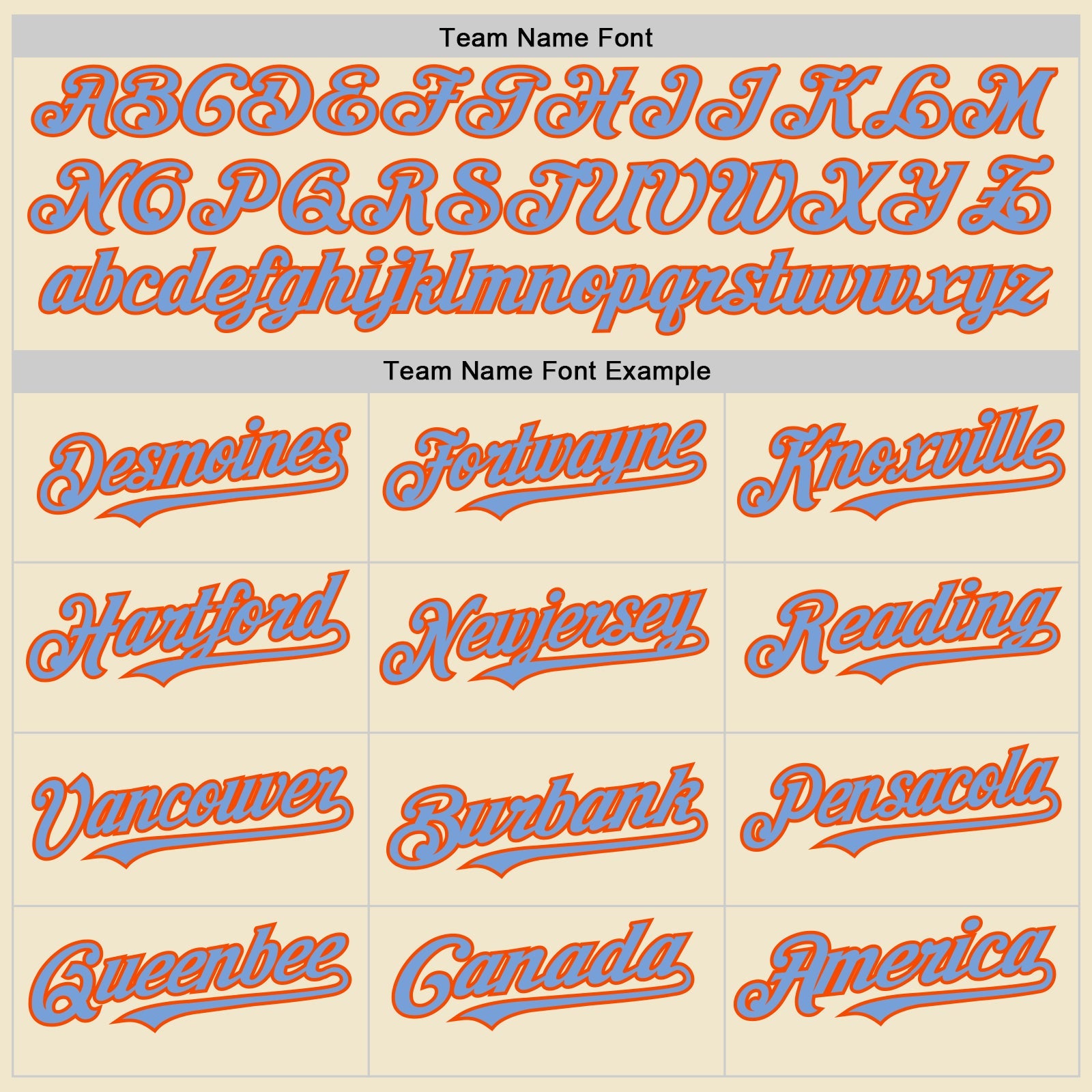Custom Cream Powder Blue-Orange Mesh Authentic Throwback Baseball Jersey view 4